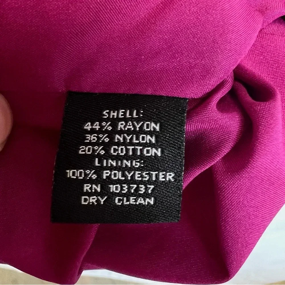 Torrid Magenta Fuschia Pink Sleeveless Floral Lace Midi Sheath Dress Size 14 - Picture 8 of 12